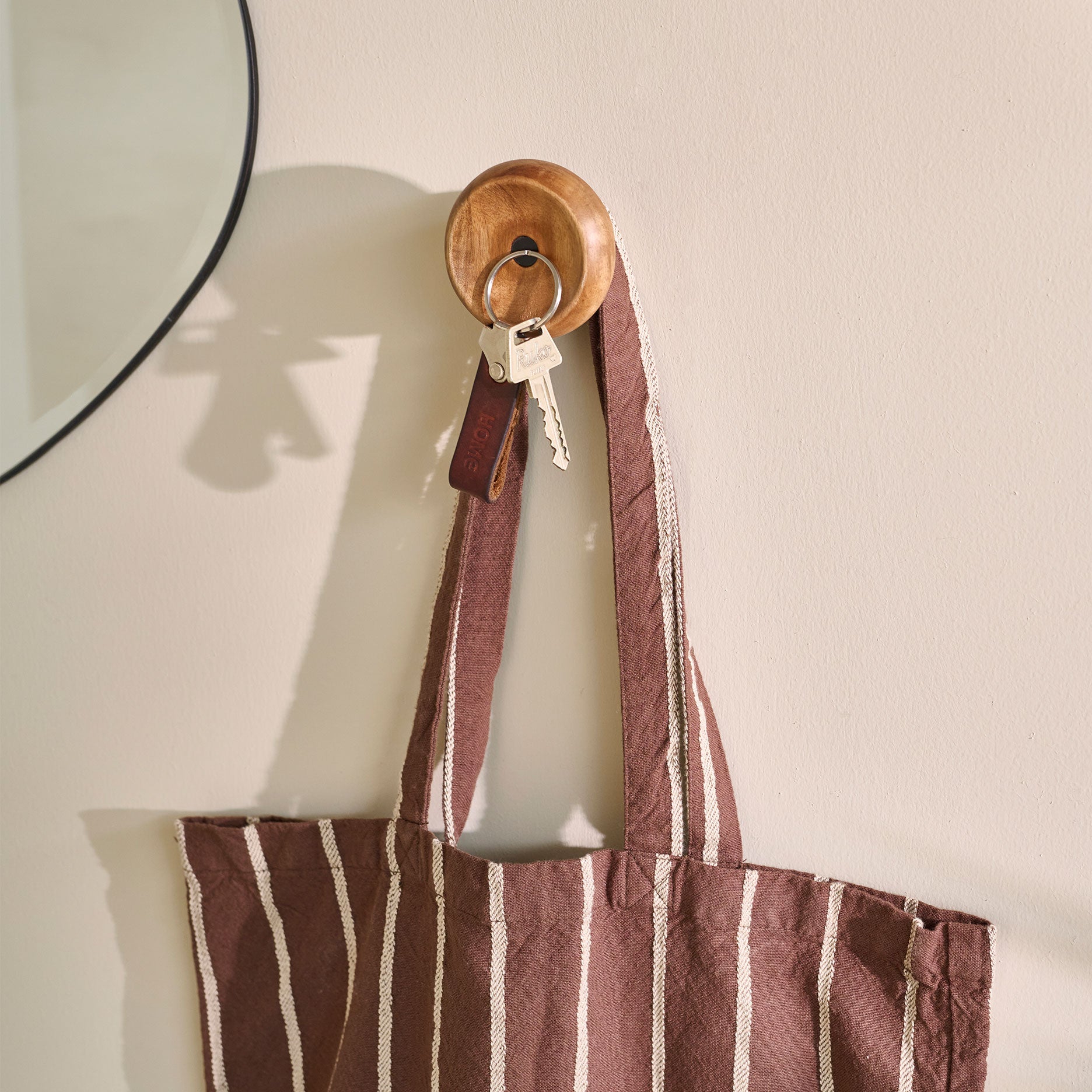 Auri Akazienholz Haken mit Magnet